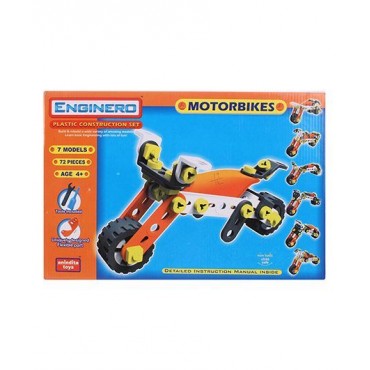 Enginero Plastic Bike Construction Set 72 Pieces